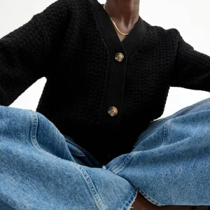 Best Sale Cardigan Med Struktur Dame Kapsel