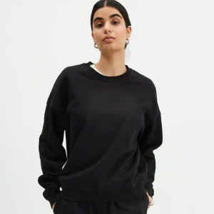 Cheap Crewneck Genser Bomull Dame Loungewear