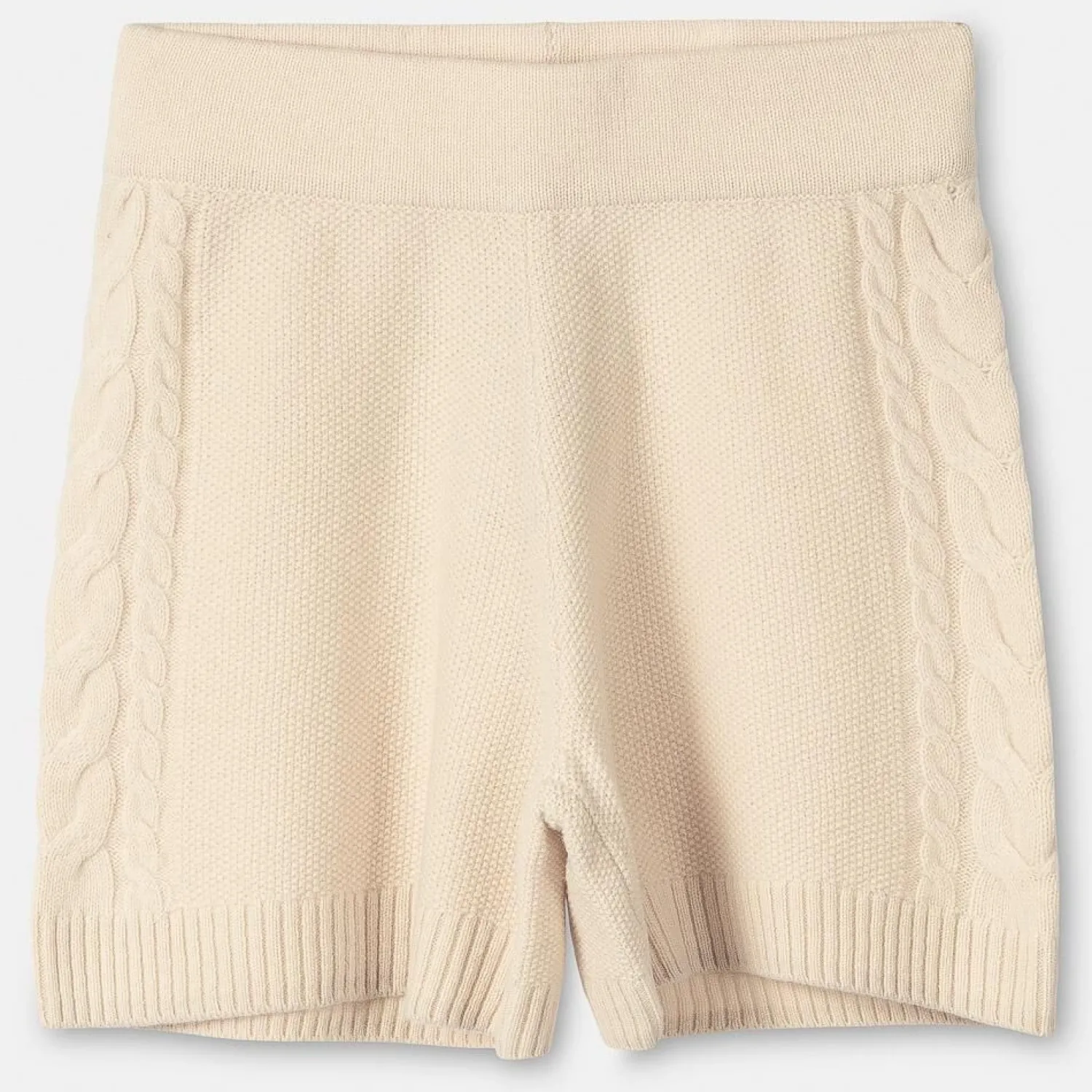 flettestrikket_shorts_i_u_5-1.webp Outlet Flettestrikket Shorts I Ull Dame Underdeler