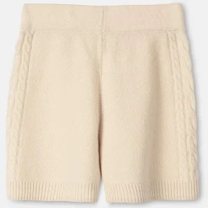 Outlet Flettestrikket Shorts I Ull Dame Underdeler