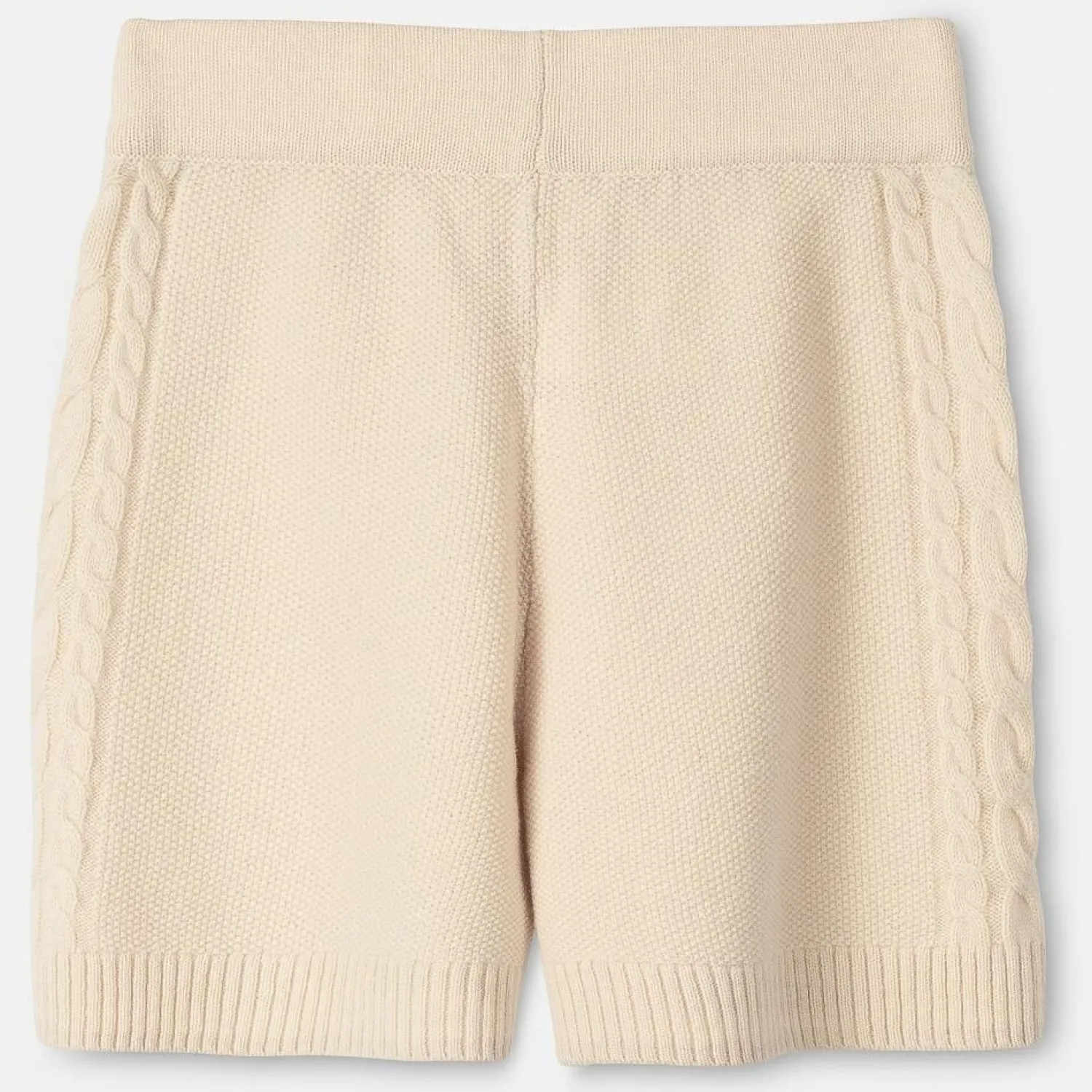 flettestrikket_shorts_i_u_6-2.webp Discount Flettestrikket Shorts I Ull Dame Loungewear