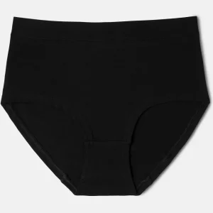 Hot High Waist Truse Bomull, Uten Strammende Strikk Dame Truser