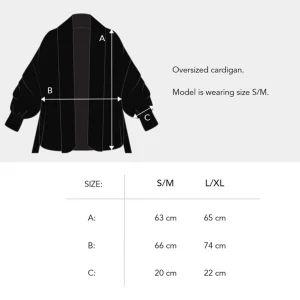 Best Oversized Cardigan Merinoull Dame Overdeler