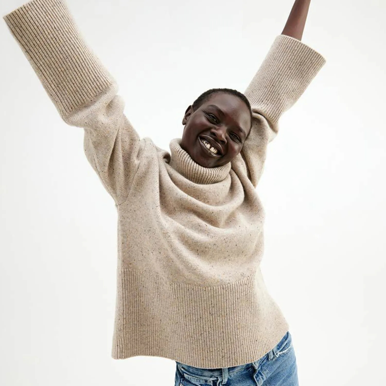 oversized_hoyhalset_strik_3-9.webp Hot Oversized Hoyhalset Strikkegenser Dame Loungewear