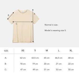 Flash Sale T-Skjørte Bomull Regular Fit Dame Kapsel
