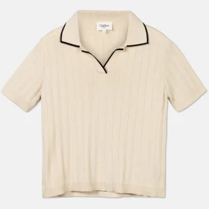 New T-Skjørte Med Krage Dame T-Skjorter
