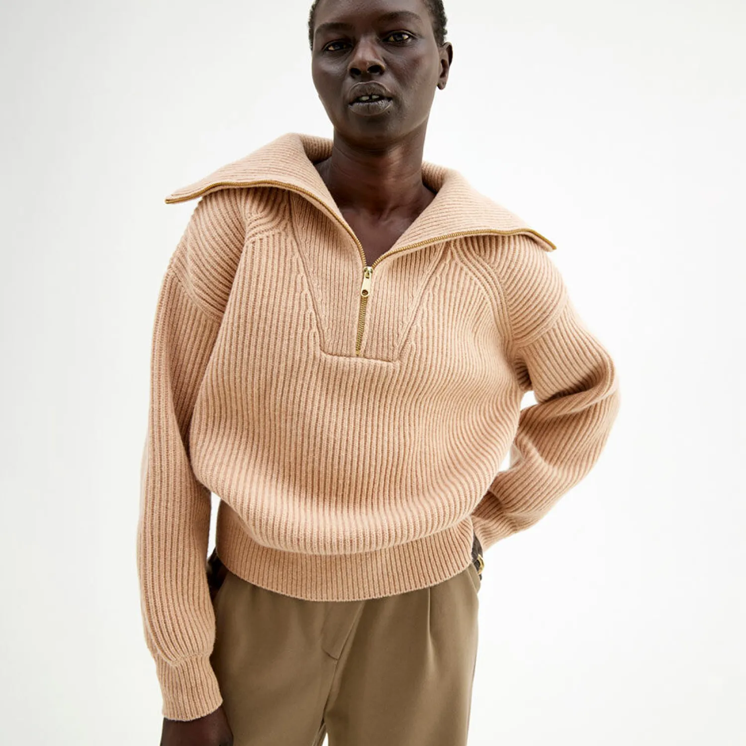 turtleneck_zip_janka_poll_0-3.webp Cheap Turtleneck Zip Janka Polliani X Dame Overdeler