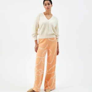 Flash Sale Vendbar Genser Med V-Hals Dame Loungewear